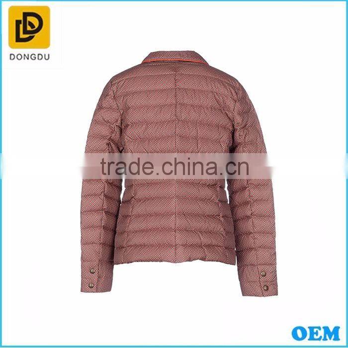 Wholesale best quality comfort black stand collar waterproof fitness women winter coats women