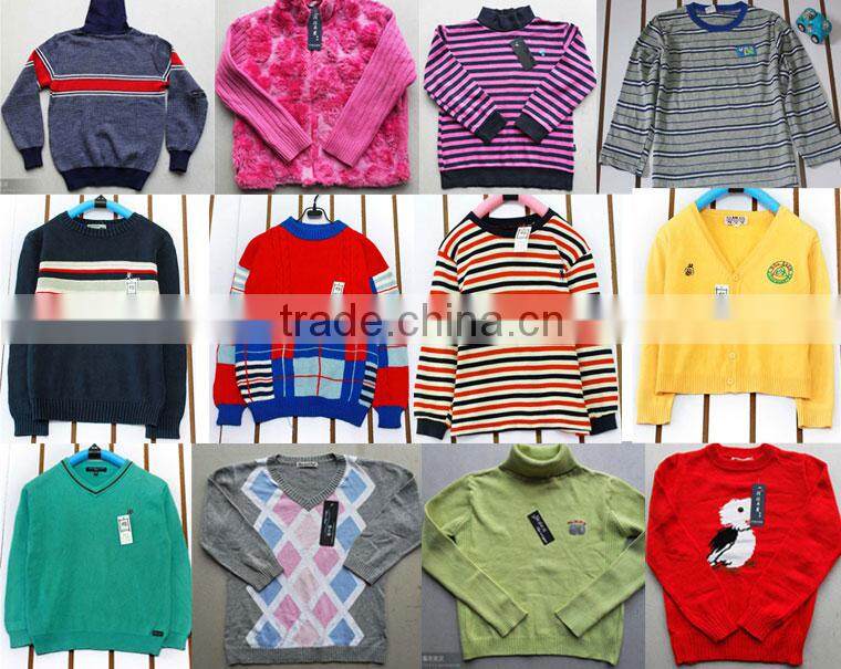 W1016 China factory clearance stock lots kids sweater,sweater stock lots for kids,Kids sweater stock lots