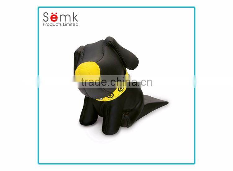 Created decorative door draft stopper sliding magnetic plush dog door stopper
