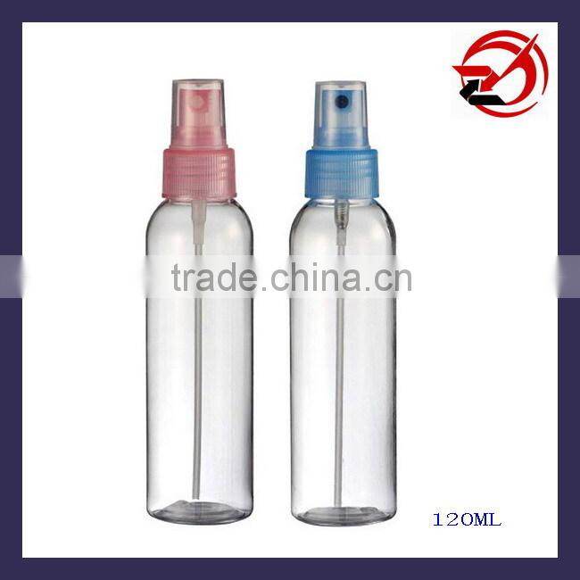 Plastic bottle with spray