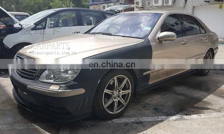 W220 body kits fit for S-class W220 2003-2006 year FRP material for S55 body kits