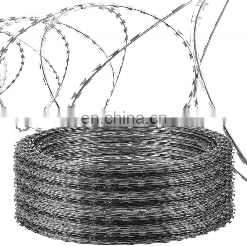 Galvanized Welded Razor Wire Mesh Barb Razor Wire 1000 Meters