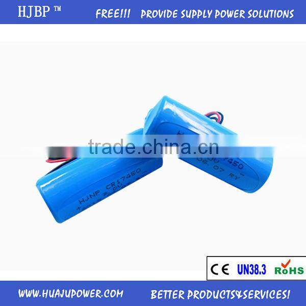 hot sale HJBP china factory wholesales non-rechargeable LIMNO2 3V CR14505BL primary lithium battery
