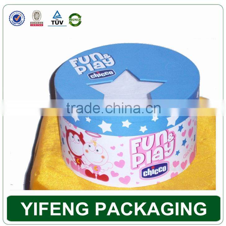 Recycle Hot Stamping Printing cylindrical gift box