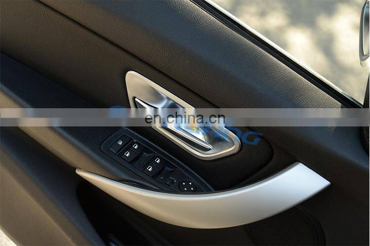 4pcs ABS Chrome Interior Door Handle Bowl Trim Cover Sticker For BMW 3 4 Series f30 f32 f35 316i 318i 320li Accessory