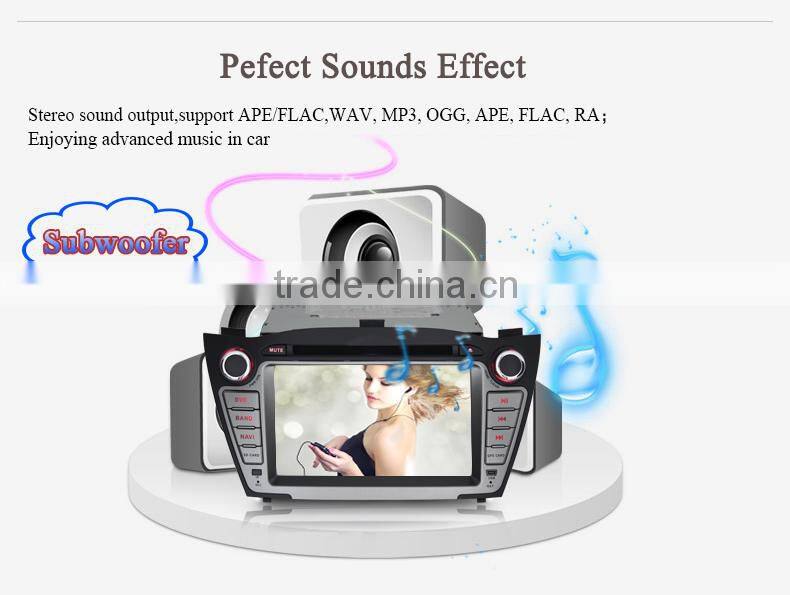 Car DVD GPS for Hyundai IX35 2010-2013 CANBUS Radio DVD BT TV RDS SWC iPod WIFI 3G USB/SD MP3/MP4 Touch Screen Phonebook AUX IN