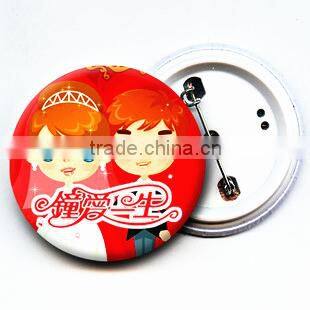 Die Cut Custom pin badge / metal badge / custom button badge pin