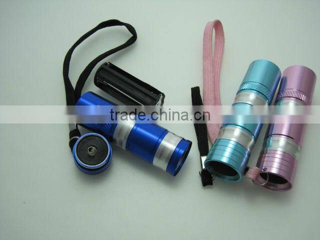 Cheap aluminum mini 9 led torch in Ningbo
