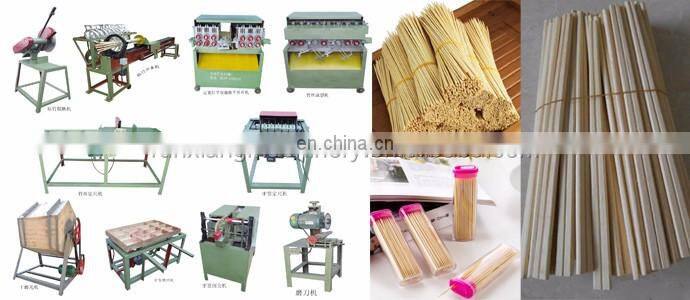 Full set automatic wooden bamboo stick making machine / wooden chopsticks toothpick machine