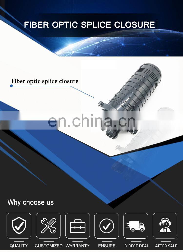 12 24 48 96 Cores Dome Type Mechanical Fiber Optic Splice Enclosure Joint Closure