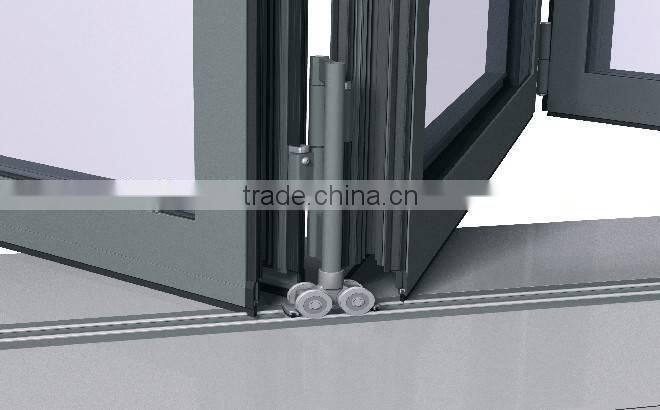 Wanjia factory wholesale aluminium sliding partitions folds