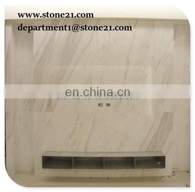 Italian white marble wallpaper , interior wall paneling