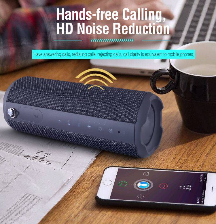 Newest Super Bass Desktop Ipx5 Sports Handsfree Portable Waterproof Outdoor Mini True Wireless Speaker