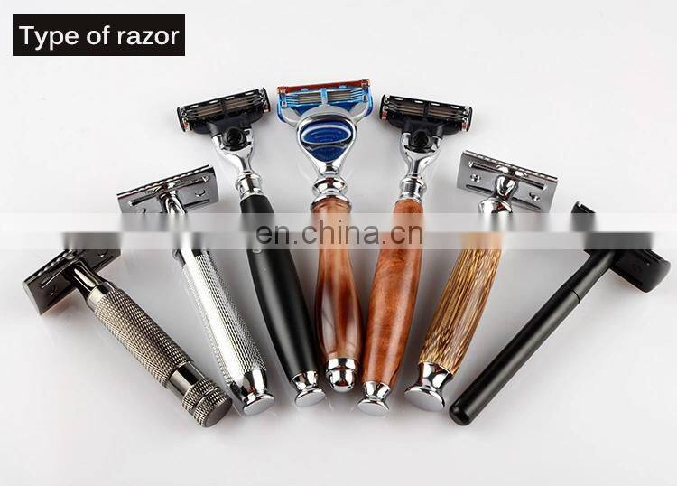 Personna Black Handle Safety Shaving Razor for Men