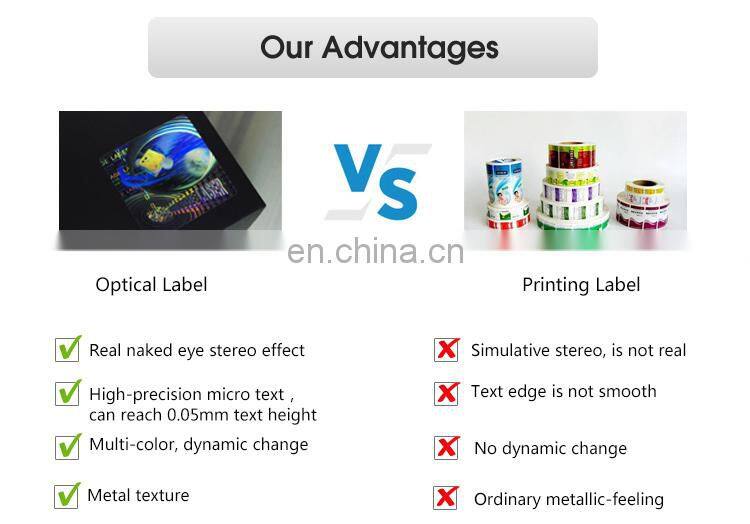 Laser Hologram Anti-Counterfeiting Label