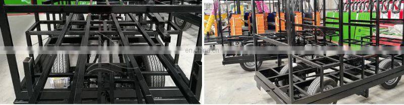 Kids and adult park amusement rides electric tourist road trackless train for sale