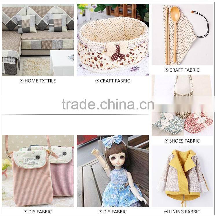 Factory cartoon digital printed 32*32 cotton poplin fabric for children