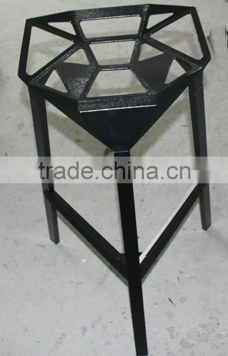 Replica wholesale metal stacking Konstantin Grcic stool one, Italian stool one for counter living room ,Italian barstool