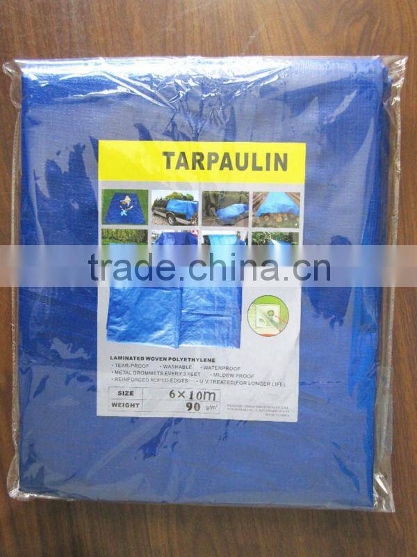 PE tarpaulin,tent material, waterproof outdoor plastic cover, blue poly tarp, hdpe fabric