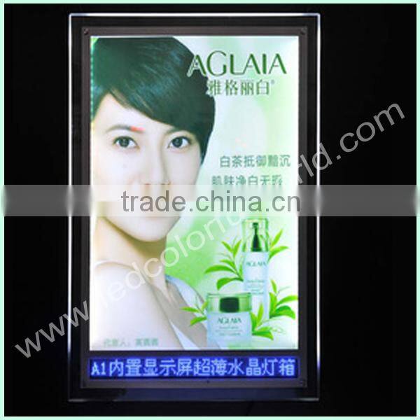 outdoor LED advertising light box with LED screen