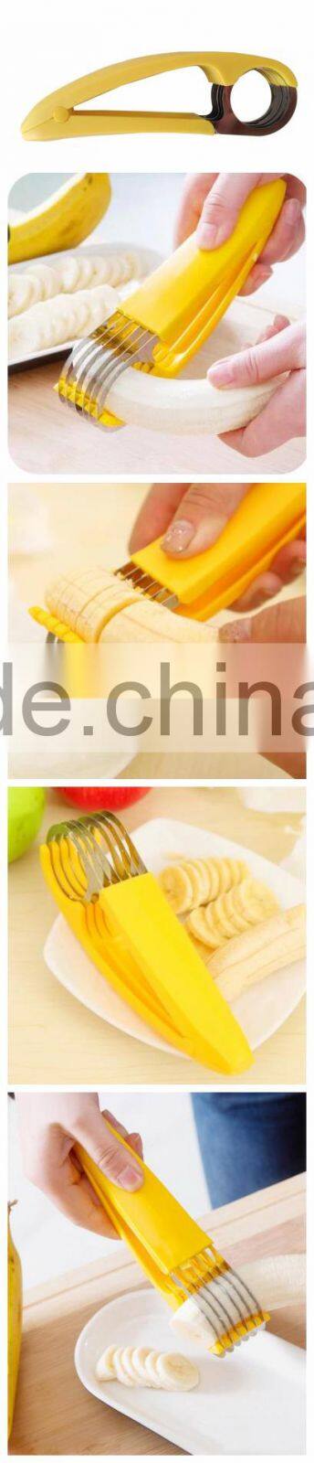 Plastic banana chips cutter,banana slicer