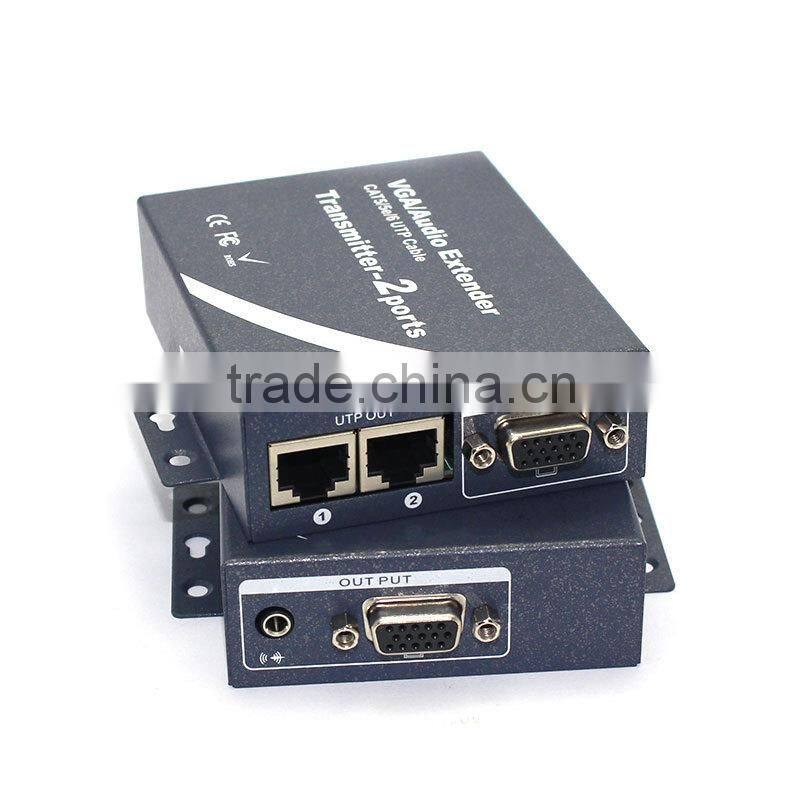 VGA Video + Audio UTP Extenders over one Cat5/6 Cable