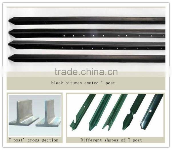 anti-corrosion durable anti-ultraviolet t fence post for Australia market