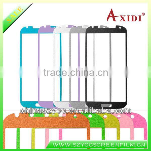 For Samsung S4(I9500) Colourful Good Quality Factory Manufacture Fashion Leather Screen Protector