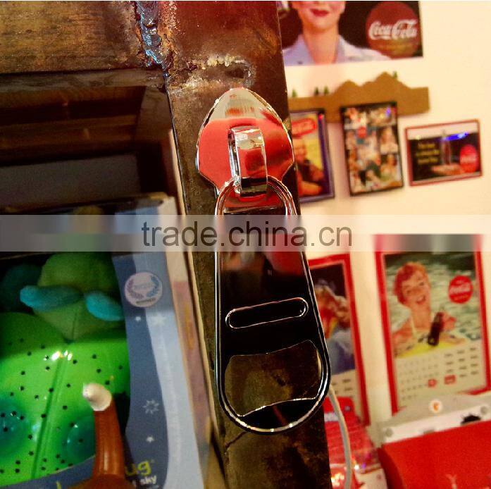 Promotional 3D Plastic d magnetic bottle opener/corkscrew