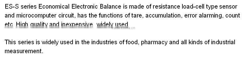 ES-1002A Economical Electronic Precision Balance with resistance load-cell type sensor 1kg/0.01g