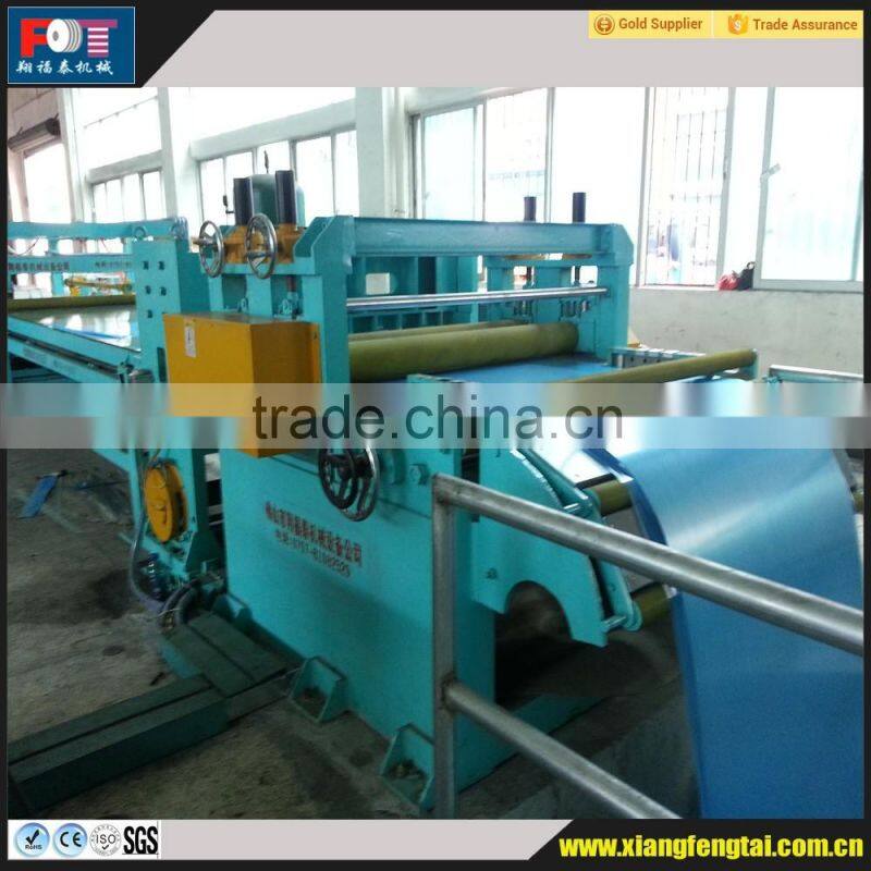 Metal sheet cut length line and 17 rolls straighten and leveling machine