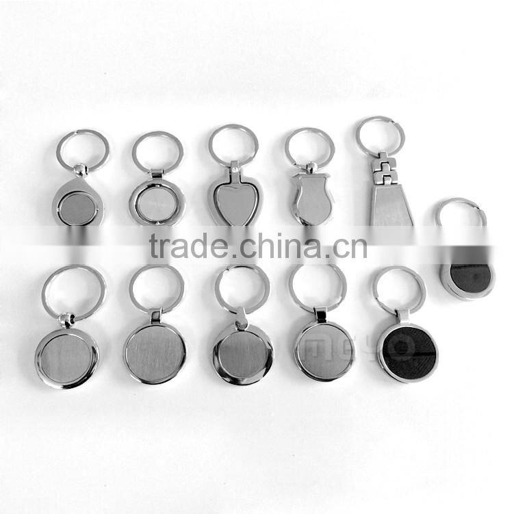 Elegant click pen ball point pen and plate key clip chain gift box