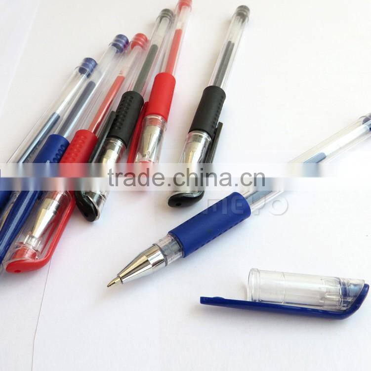 Promotional plastic oil pen roller ball pen with 60 colors