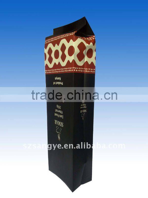 Wholesale Aluminium Foil Coffee Packaging Bags with Side Gusset