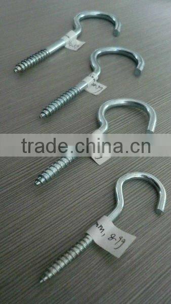Karbiner rigging Hardware Accessory Zinc plated Ceiling hook bolt and Q hook in wall