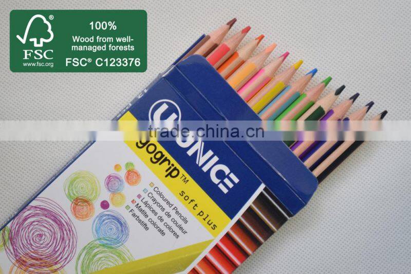 Colored Pencil with FSC Certificate, 7" FSC Colored Pencil