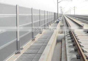 aluminium sound barrier/railway noise barrier