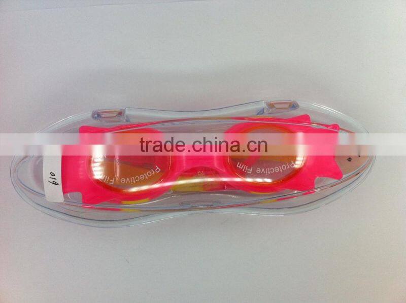 Funny kids cartoon swimming goggles,fish kids goggles,UV protection kids swimming goggles