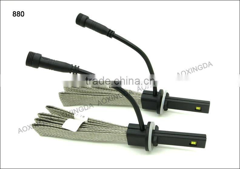 5000LM 880 G5 LED headlight with flexible copper blet for fast heat dissipation