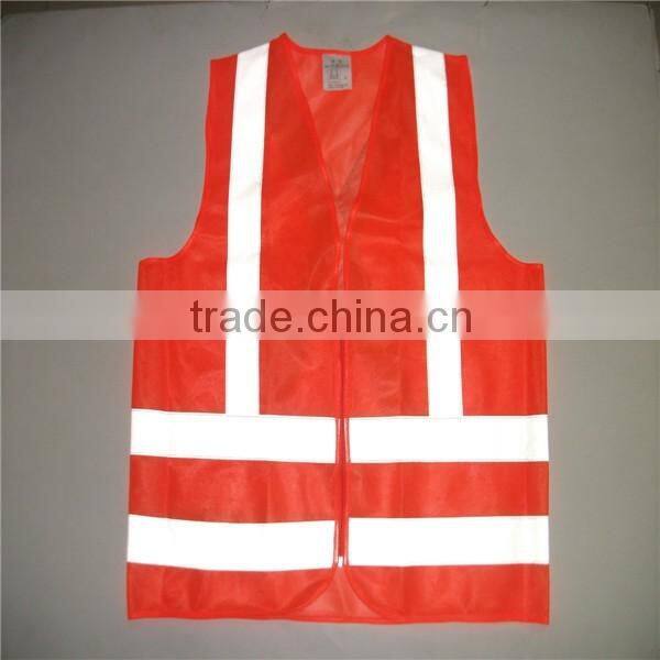 high visibility traffic safety vest fabric