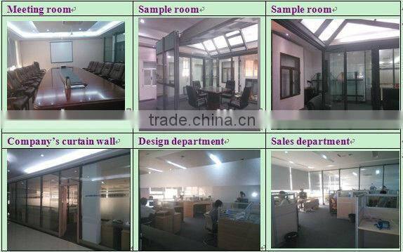 Aluminum frame glass sliding door low-e tempered glass