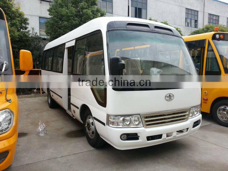 7m CNG engine toyota type coaster mini bus for sale