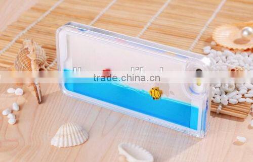 Fish Tank Liquid Aquarium Swimming Novelty Hard Phone Case Cover For Apple iPhone 6s 6 Plus