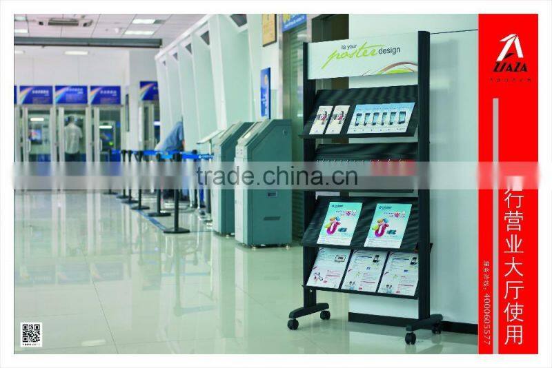 2015 popular plastic display rack for books