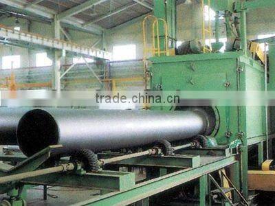 Gas bottle external side shot blasting machine