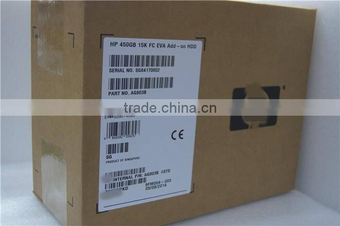 Hot Sale AG803B 450GB 15K 3.5 HDD For HP YN