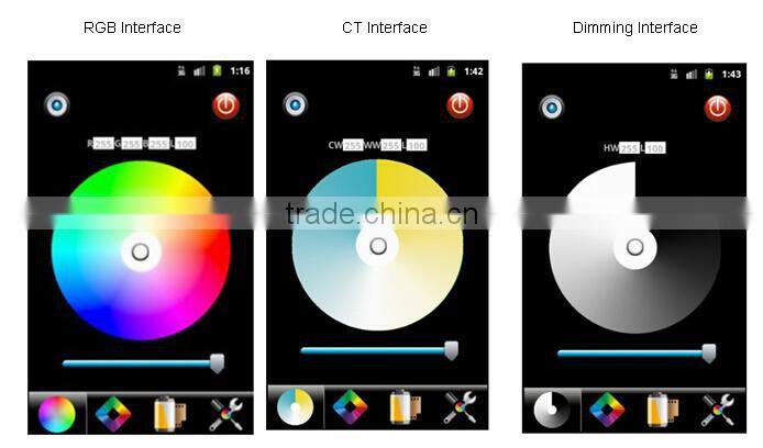 MINI wifi rgb android LED controller with top design as dimmer