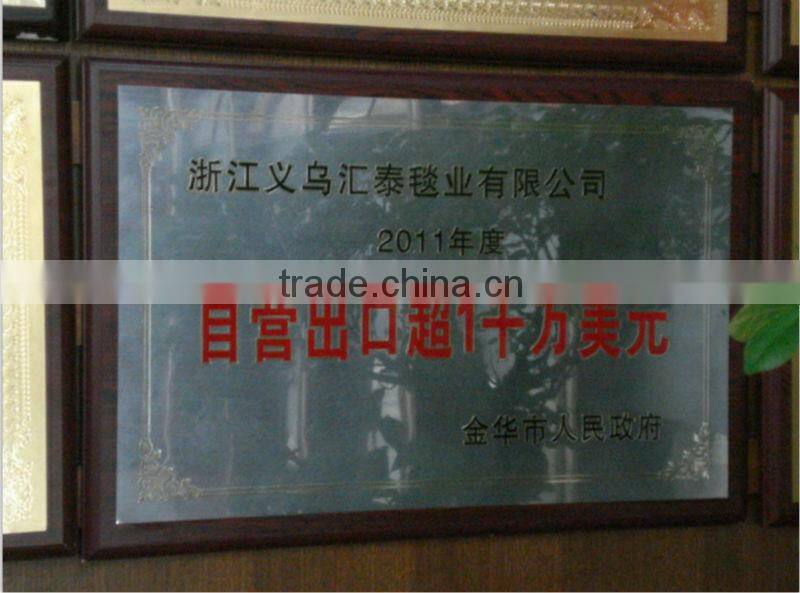 chenille muslim prayer rug with bag Muslim rugs