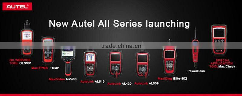 Original Autel Autolink AL619 ABS/SRS + CAN OBDII Diagnostic Scan Tool Turn off Check Engine Light clears codes resets monitors
