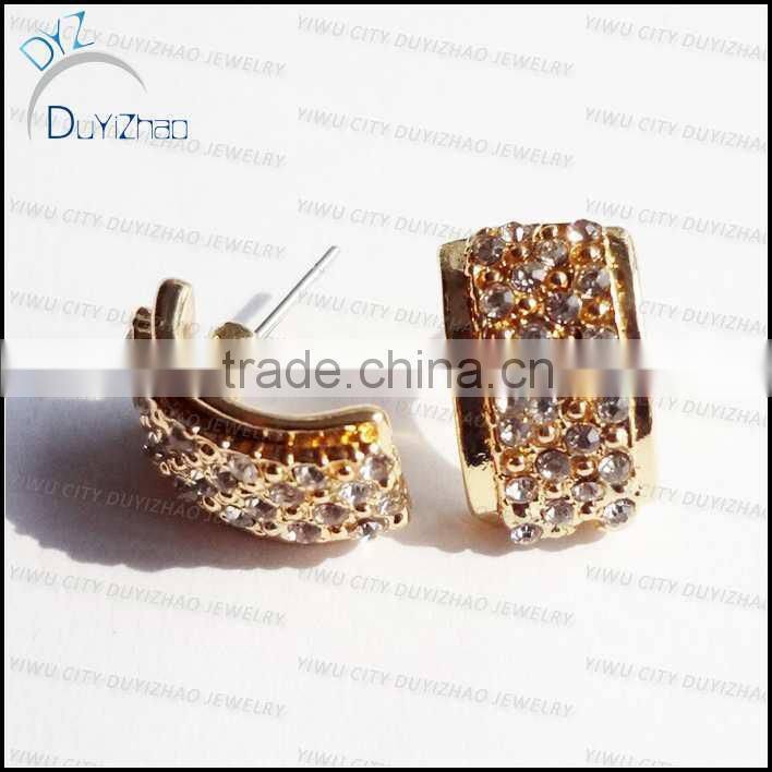 diamond earrings 14k gold earrings